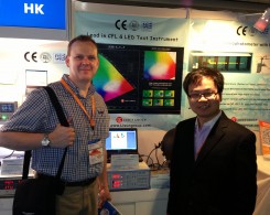 Chris at Hong Kong Lightfair Chris Hart Hong Kong Lightfair